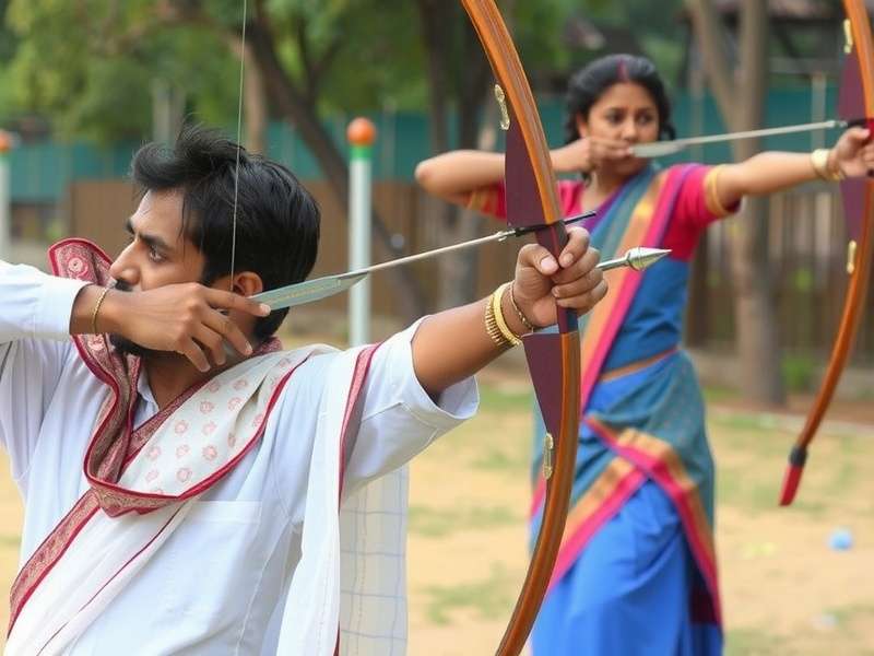 Traditional Indian Archery demonstration